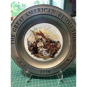The Great American Revolution 1776 Pewter Plates Set Of 2 By GIF1973 The Spirit